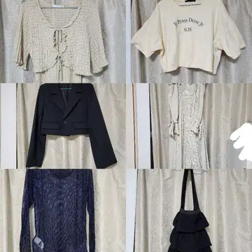 여성용 의류 묶음 판매 6점