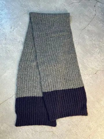 리브 편직 머플러 리노엘리나 미사용 새상품