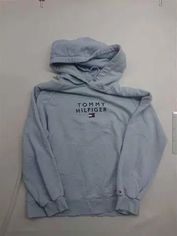 타미힐피거 오가닉 코튼 후드티 라이트 블루 남성용 M
