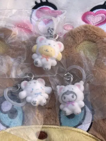 산리오 메지루시 액세서리 포근포근 스노우