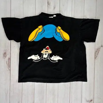 90s MICKEY 구피 거꾸로 T셔츠 Disney