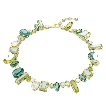 스와로브스키 GEMA 그린 목걸이