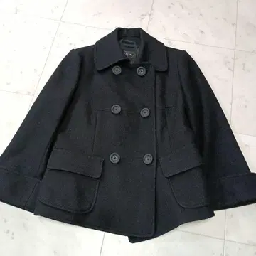 EPOCA 에포카 숏 울 코트 일본제 더블 브레스트 40