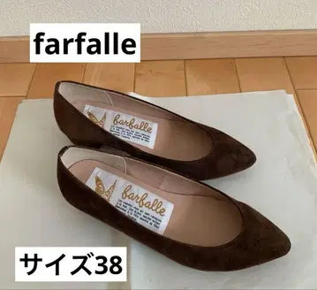 파르팔레 스웨이드 펌프스 스틸레토 브라운 38