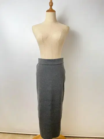 노리즈 세로 골지 니트 타이트 그레이 사이즈 1 택 포함 미사용 새상품