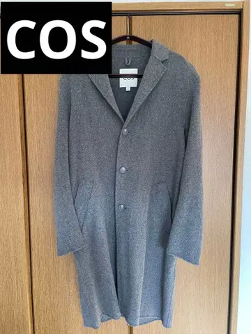 COS 그레이 체스터 코트