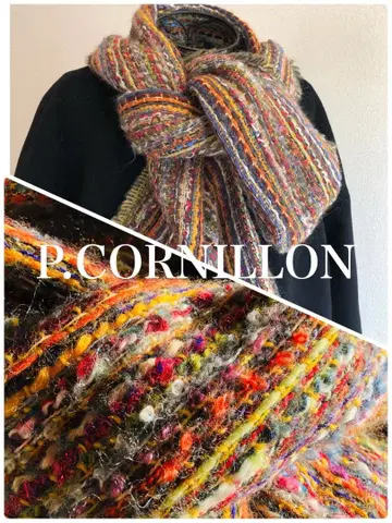 P.CORNILLON 코르니용 머플러 예쁜 컬러 복슬복슬 프랑스제