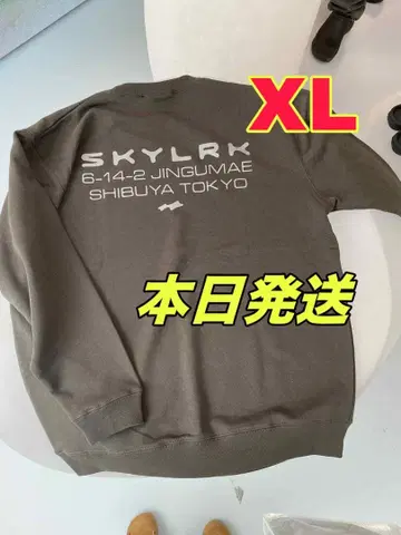 XL 사이즈 SKYLRK 스카이 팝업 크루넥