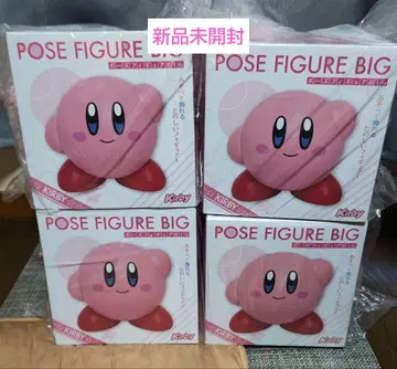 커비 포즈 피규어 빅 4장 세트
