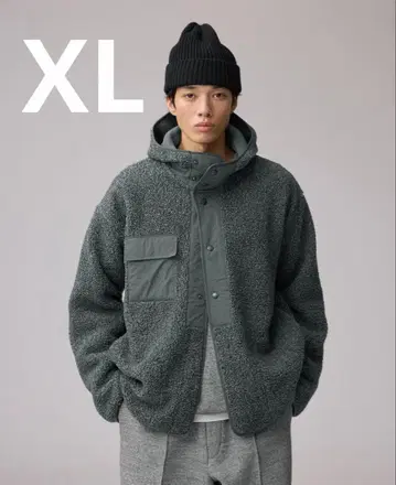 보아 플리스 스냅 후드티 ENGINEERED GARMENTS