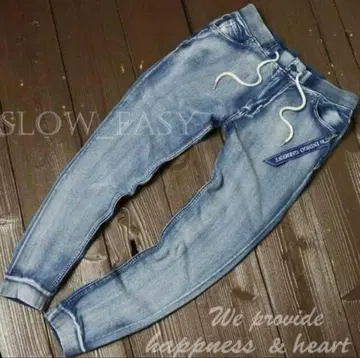 EVOLUTION 라이트 블루 조거 팬츠 L