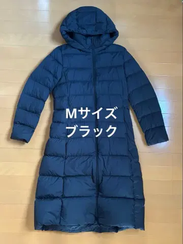 유니클로 UNIQLO 울트라 라이트 다운 롱 코트 블랙 M