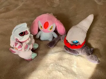 레트로 포켓몬 봉제 인형 (다크라이 펄기아 엠라이트)