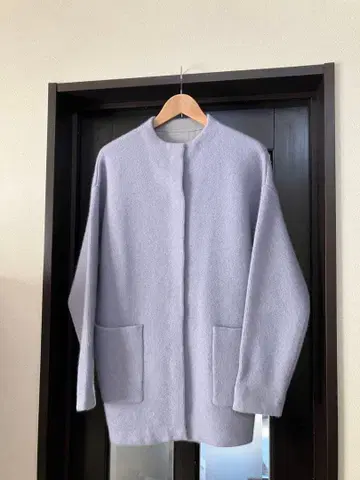 jines 라쿤 믹스 가디건 라이트 퍼플