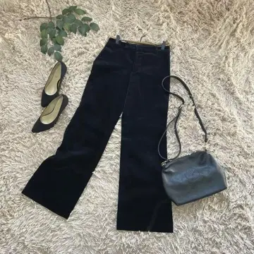 5442 이네드 플레어 벨로아 팬츠 [ 1 ] 블랙/스트레치/부츠컷