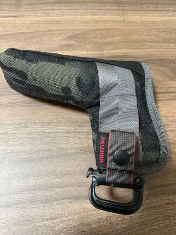 BRIEFING 카모 패턴 퍼터용 골프헤드커버 블랙 멀티카모