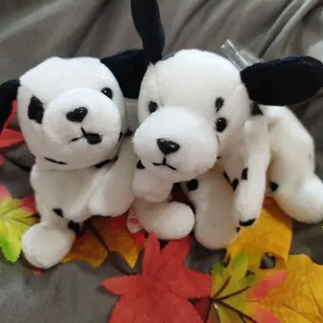 ty 비니 베이비즈/개 도그/달마시안/총 2체