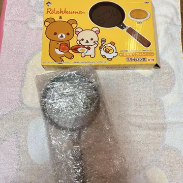 리락쿠마 제일복권 다라란키이로쿠지 프라이팬상 미사용 새상품