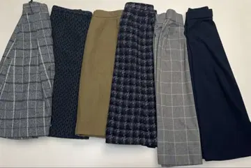 여성용 스커트 세트 6점 S~M