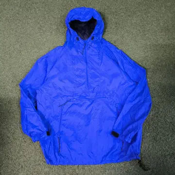 90s REI 나일론 하프 지퍼 아노락 후드티