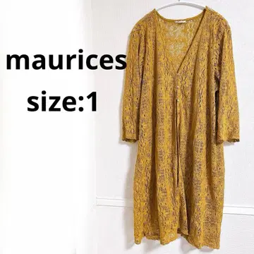 maurices 레이스 가디건 긴팔 머스타드