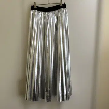 토마스 맥파이 메탈릭 플리츠 스커트