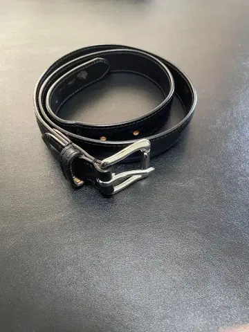 White house Cox B2376 25mm 가죽 벨트 블랙 32