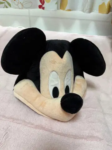 미키마우스 봉제 인형 모자 팬캡