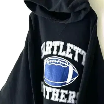 BARTLETT 팬서 맨투맨 후드티 L 블랙 블랙 구제 의류