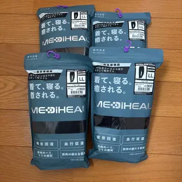 MEDIHEAL ROOM 롱 팬츠 LL 블랙 4장 세트