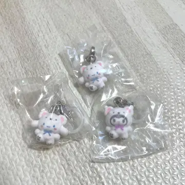 산리오 캐릭터즈 포근포근 스노우 메지루시 액세서리