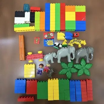 레고 듀플로 2332 코끼리 가족 6176 기본 블록 XL 세트