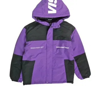 VISION STREET WEAR 나일론 자켓 보라색/블랙
