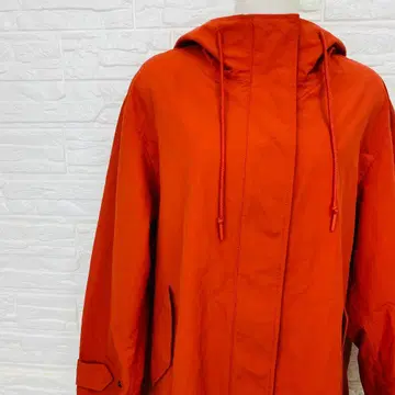 유니클로 마운틴 파카 M L 오렌지 블루종 [ 1579-45 ]