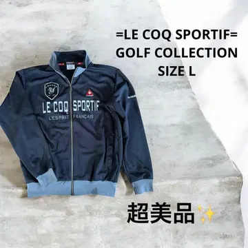 컨디션 최상 LE COQ SPORTIF 블랙 남성용 골프웨어 자켓