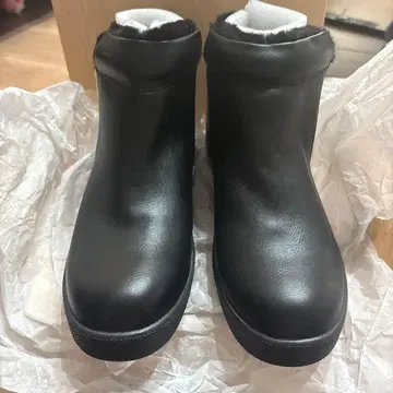 발수 보온 중창 부츠 PU 블랙