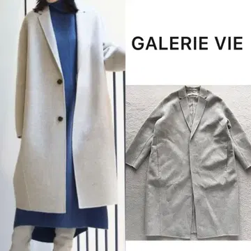 GALERIE VIE 갤러리 바이 라이트 멜톤 체스터 코트