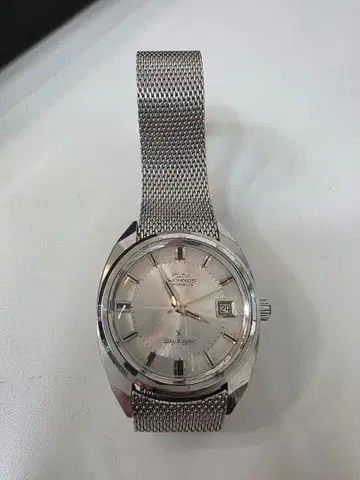 TECHNOS SKY LIGHT 남성용 손목시계 작동 확인 완료