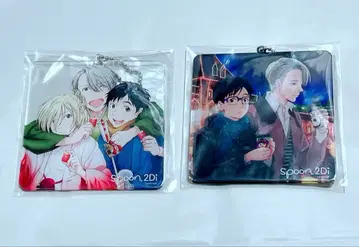 유리 온 아이스 spoon 2Di 아크릴 키링 2종 새상품