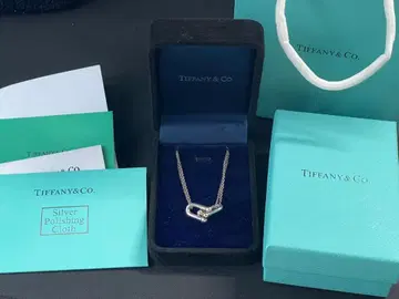 하드웨어 라지 더블 링크 펜던트 목걸이