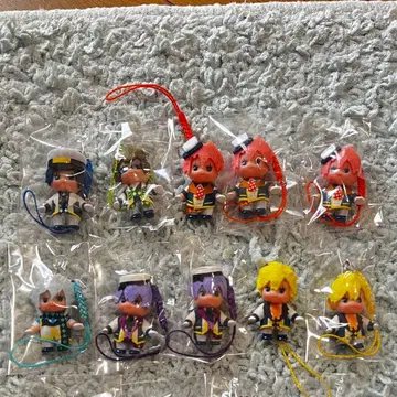 아이나나 큐피 콜라보 스트랩 이오리 야마토 미츠키 타마키 소고 나기 세트