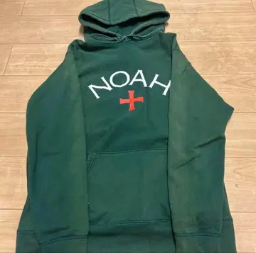 NOAH 다크 그린 후드티