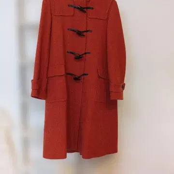 오렌지색 롱 코트