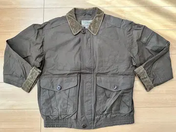 L.L.Bean 올리브 오일드 자켓