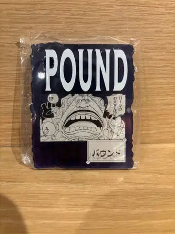 파운드 아크릴 키링 보라색