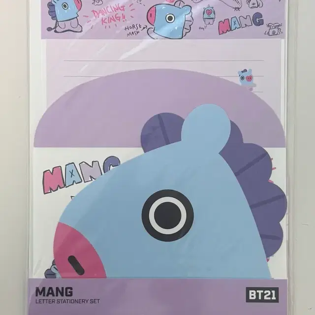 방탄소년단 BTS - BT21 MANG 편지지/편선지 세트