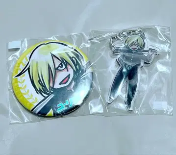 유리 온 아이스 쿠보 미츠로 그림 캔뱃지 아크릴 키링