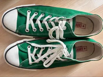 ALL STAR 그린 로우컷 스니커즈