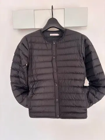 Something Sunday 블랙 다운 자켓 이너 다운