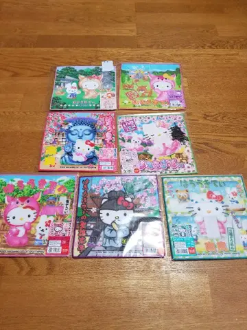 헬로키티 나라 한정 지역 한정 지방 한정 프티 타월 7개 세트